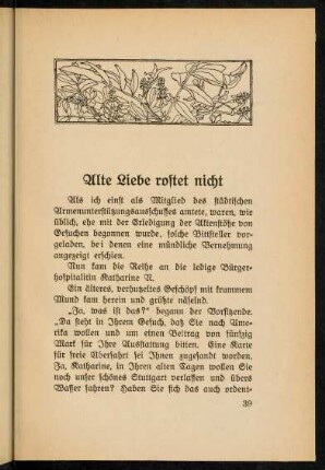 39-43, Alte Liebe rostet nicht