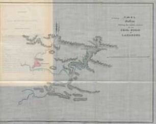 Plan No. 2. Outline shewing the relative position of the coal field at Lakadong