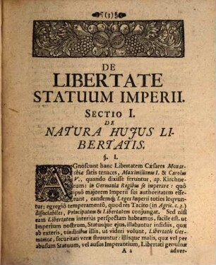 De libertate statuum Imperii