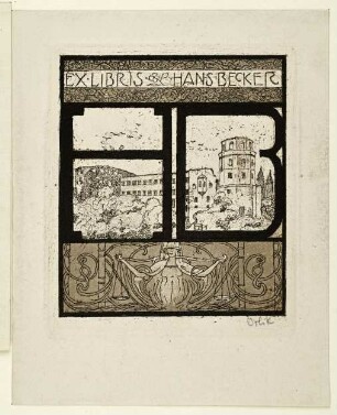 Ex Libris Hans Becker