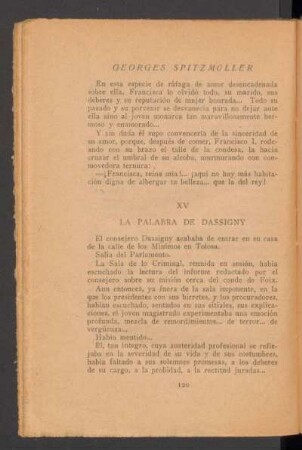 XV - La palabra de Dassingy