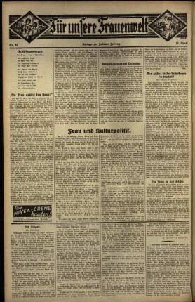Zweite Ausgabe vom Freitag, den 22. April 1932.