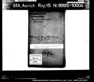 Das Gesuch des Friedrich Heinrich Kettler aus Hildesheim um Zulassung als Tierarzt in Emden