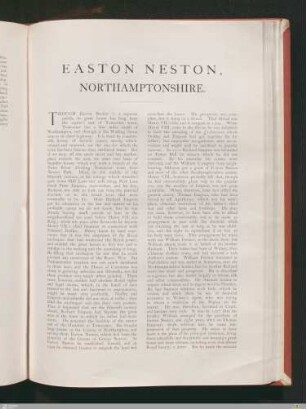 Easton Neston, Northamptonshire