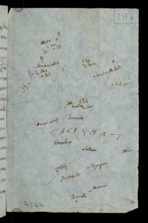 213a, Sketch of a map of India