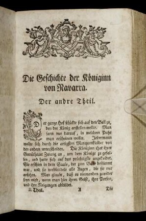 Die Geschichte der Königinn von Navarra. Der andre Theil