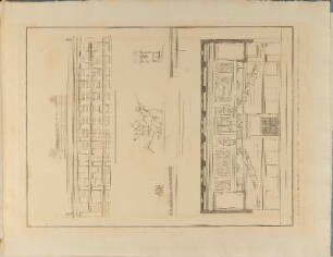 Illustration: Facade Der Hinterfronte Des Neuen Museums, Ansicht Der Haupttreppe Und Details.