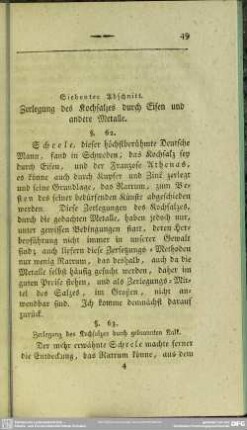 Siebenter Abschnitt. Zerlegung des Kochsalzes durch Eisen und andere Metalle