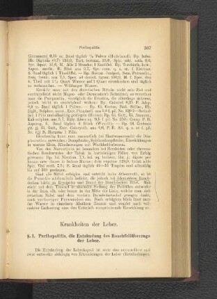 Krankheiten der Leber.