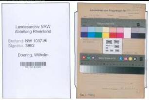 Entnazifizierung Wilhelm Doering , geb. 23.12.1896 (Rechtsanwalt)