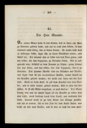 42. Der Herr Gevatter.