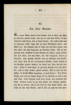 42. Der Herr Gevatter.