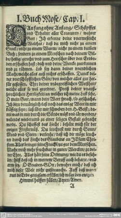 [Buch Mose]