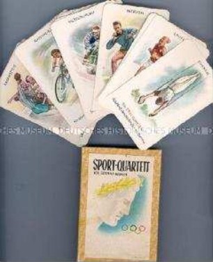 Quartett mit Olympischen Sportarten