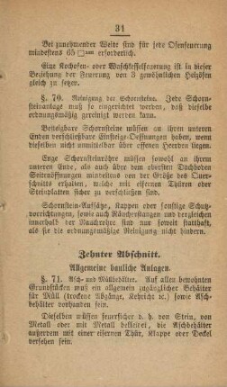 Zehnter Abschnitt. Allgemeine bauliche Anlagen.