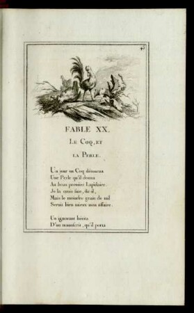 Fable XX. Le Coq, Et La Perle.