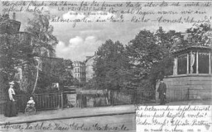 Leipzig: Blick v. d. Elsterbrücke