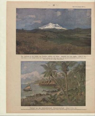Der Antisana in den Anden von Ecuador, südlich von Quito