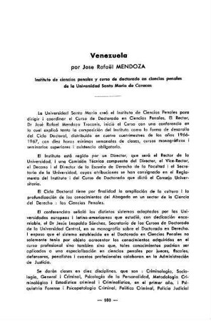 100-101, Venezuela
