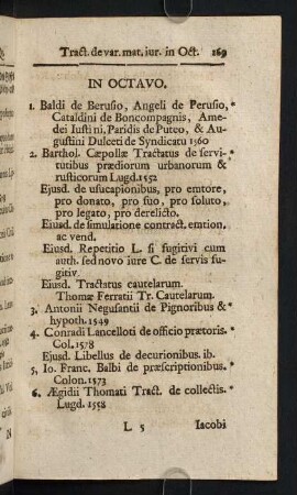 169-185, In Octavo. - In Duodecimo.