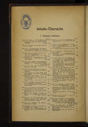 I. Original-Arbeiten.