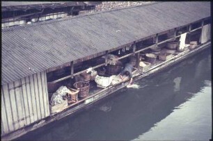 Waschschiff an der Ill in Straßburg