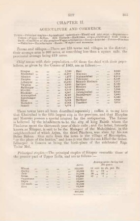 Chapter II. Agriculture and commerce