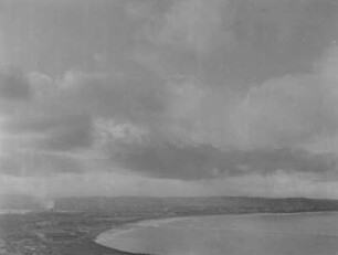 Durban Point vom "Bluff" : Blick von der "Bluff" genannten Landzunge auf den Stadtteil Durban Point.