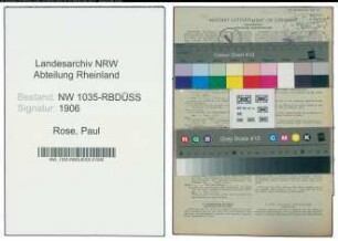 Entnazifizierung Paul Rose , geb. 03.03.1904 (Kaufmaennischer Angestellter)