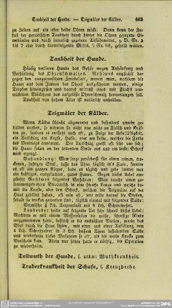 Taubheit der Hunde