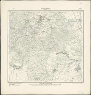 Meßtischblatt 2464 : Schmiedeberg Bez. Halle, 1904 : Schmiedeberg Bez. Halle. - Aufn. 1902. - 1:25000. - [Berlin]: Reichsamt für Landesaufnahme, 1904. - 1 Kt.