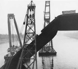 Einsturz Südbrücke 1971 Koblenz/Rhein