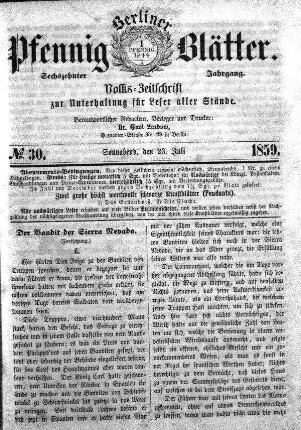 No. 30, Sonnabend, den 23. Juli