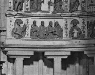 Retabel zu Leben und Passion Christi