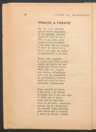 Frente a frente