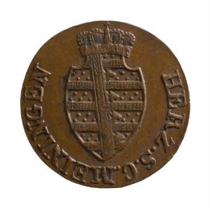 Münze, Pfennig, 1818