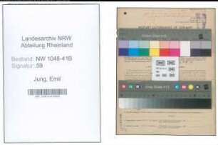 Entnazifizierung Emil Jung , geb. 03.04.1892 (Feuerwehrmann)
