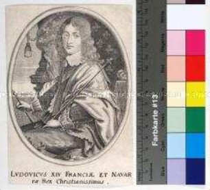 Porträt des jungen Ludwig XIV. König von Frankreich und Navarra