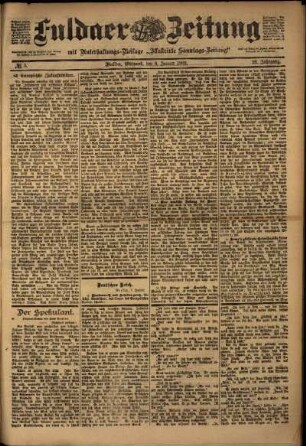 Ausgabe vom Mittwoch, den 08. Januar 1902.