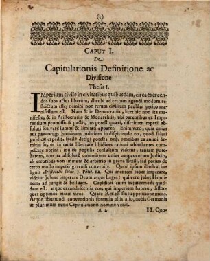 Dissertationem Juris Publici De Capitulatione Regni Germanici, vulgò Kayserl. Wahl-Capitulation
