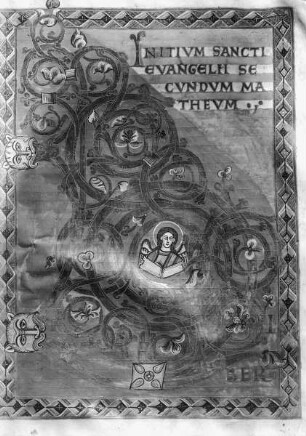 Codex Vyssegradensis / Kodex vyšehradský — Initialseite des Markusevangeliums mit der Initale L, Folio 15r
