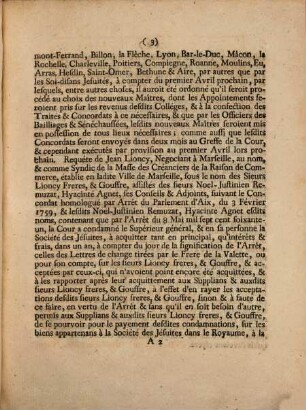 Extrait Des Registres Du Parlement : Du 23 Avril 1762.