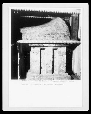 Fragment eines Freskos