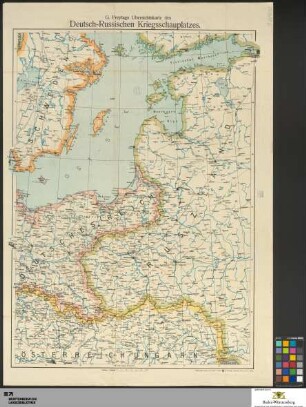G. Freytags Übersichtskarte des Deutsch-Russischen Kriegsschauplatzes