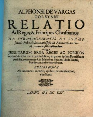 Relatio ad reges et principes Christianos