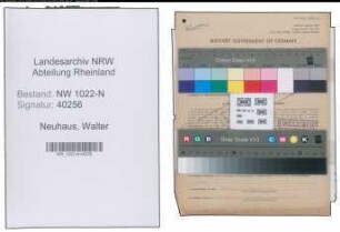 Entnazifizierung Walter Neuhaus , geb. 29.12.1894 (Lehrer)