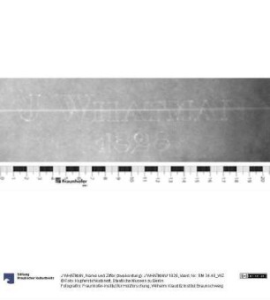 Name und Ziffer (zweikonturig): J WHATMAN/ 1828