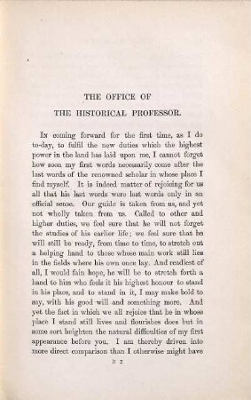 The Methods of Historical Study : Eight lectures read in the university of Oxford in michelmas term, 1884, with the inaugural lecture on the office of the historical professor by Edward A. Freeman