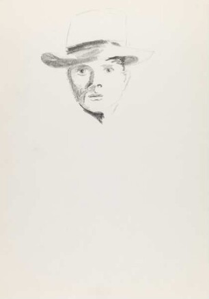 Portrait-Studie mit Hut