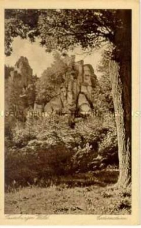 Die Externsteine im Teutoburger Wald